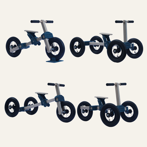 Wandelrad – 4-in-1 Holzfahrzeug