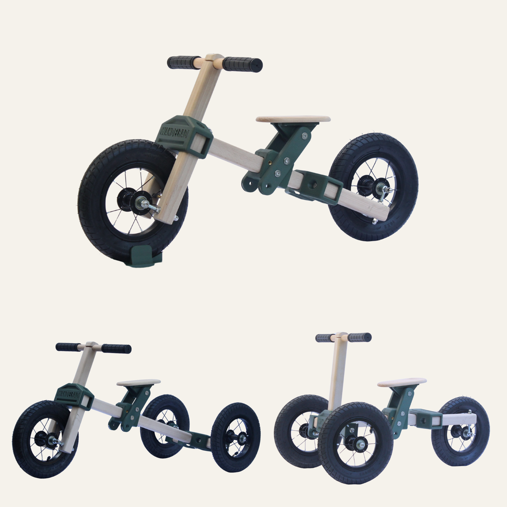 Wandelrad – 3-in-1 Holzfahrzeug