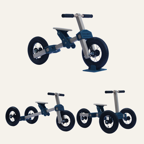 Wandelrad – 3-in-1 Holzfahrzeug