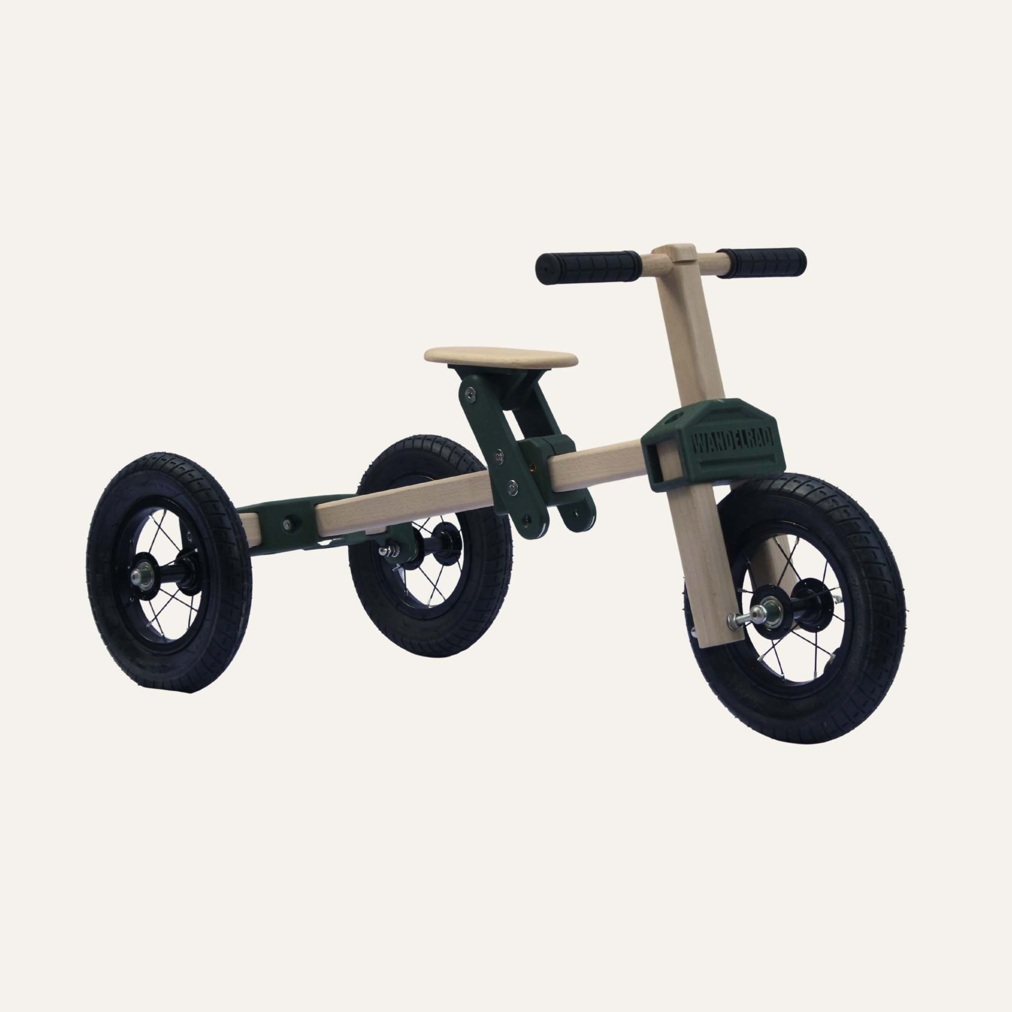 Wandelrad – 4-in-1 Holzfahrzeug